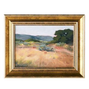 Studio McGee Landscape Gold Framed Wall Canvas